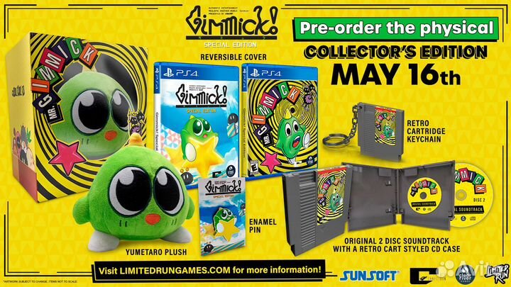 Gimmick Collector's Edition PS4, английская версия