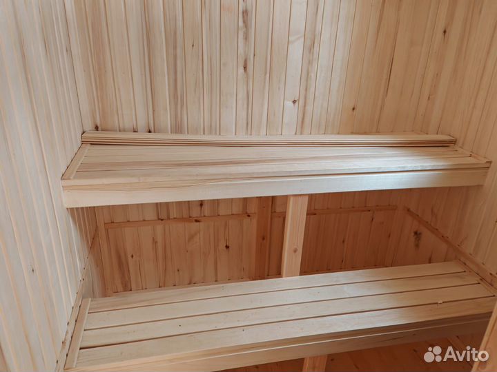 Мобильная баня из бруса 6 м