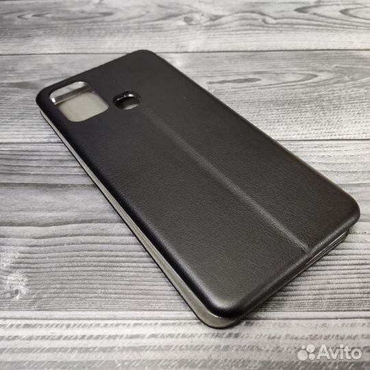 Чехол книжка для infinix hot 11 play чёрный