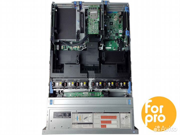 Сервер dell R740xd 24SFF 2x4215Sil 768GB, H730p