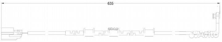 Датчик износа тормозных колодок зад PFS0180
