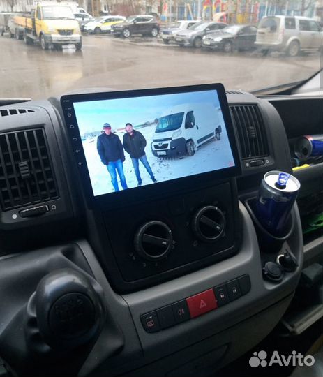 Магнитола на Peugeot Boxer