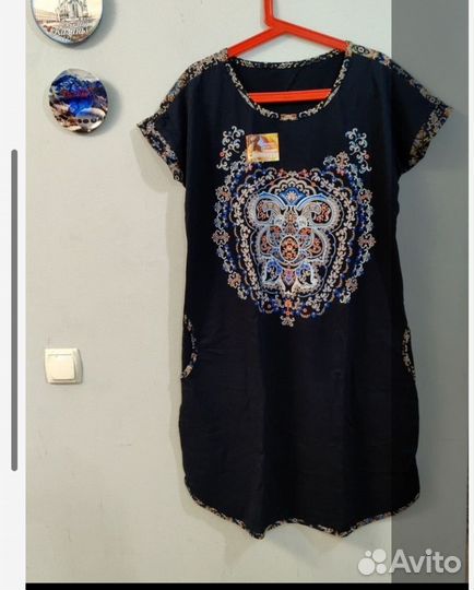 Туника летняя пляжная новая р 54