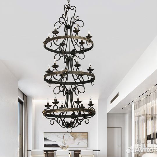 Люстра Большая, Лестничный Марш RS109/6+6+6 