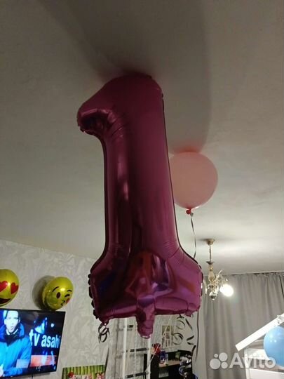 Воздушные шарики, цифра 1