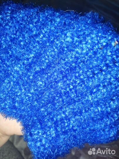 Комплект шапка, шарф и носочки для малыша 6-12 мес