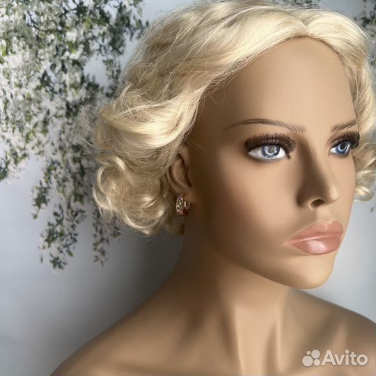 Серьги со Swarovski кольца конго