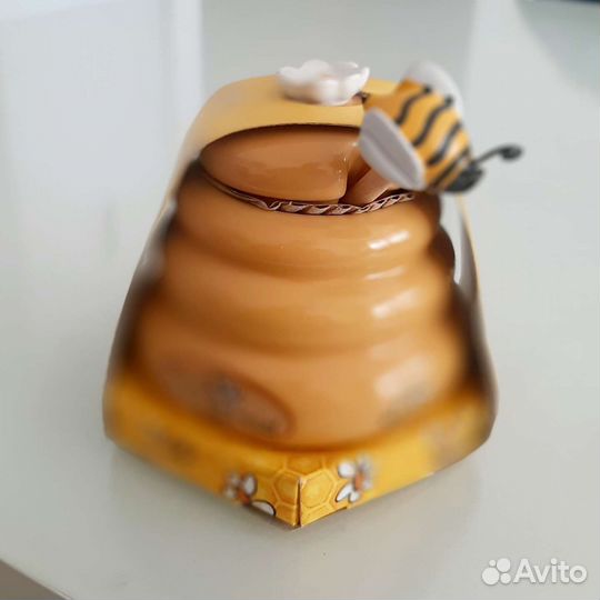 Баночка для меда с ложкой