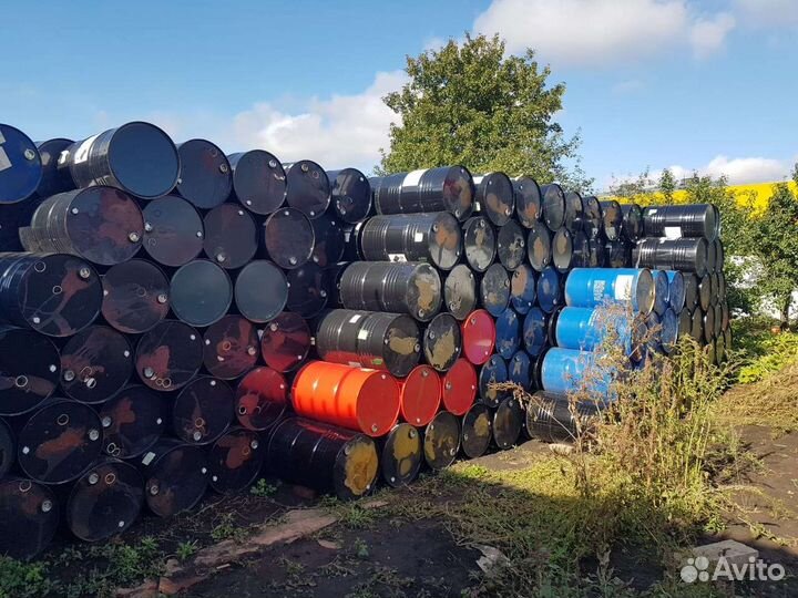 Бочка металлическая бу 200л