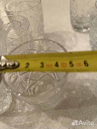 Стопки, рюмки хрусталь