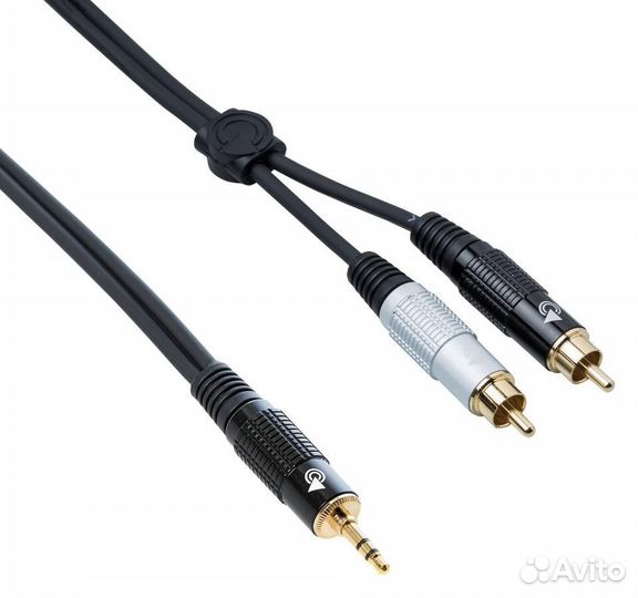 Кабель miniJack-2RCA Bespeco eaymsr300 3 m