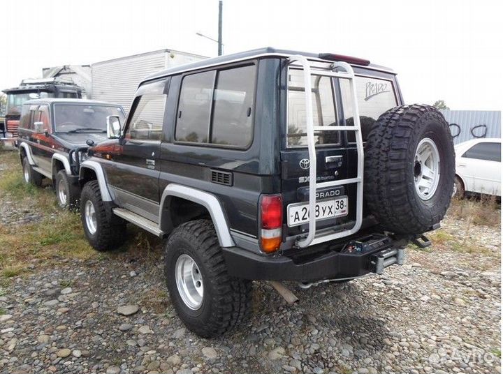 Cиловой задний бампер Тойота Ленд Крузер 71/76/78