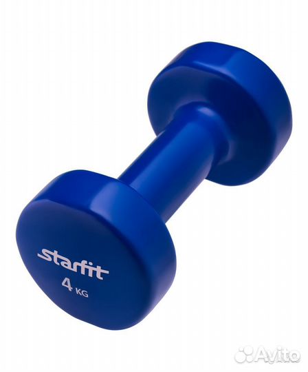 Гантели виниловые DB-101 4 кг пара starfit