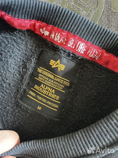 Свитшот alpha industries M