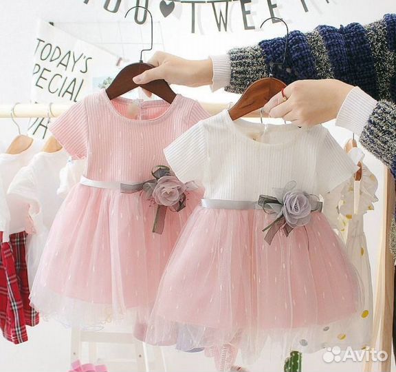 Платье для девочки 80/86