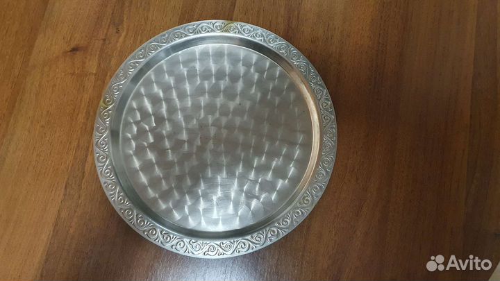 Поднос. Латунь. Кольчугино. 30 см