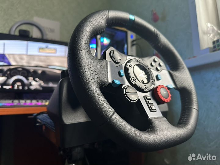 Кокпит с рулем Logitech G29 (900) (без шифтера)