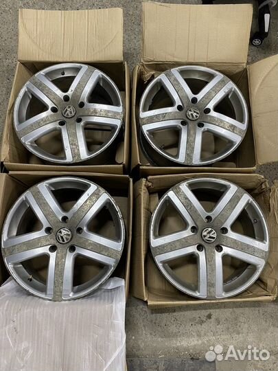 Литые диски touareg r18