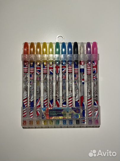 Цветные гелевые ручки