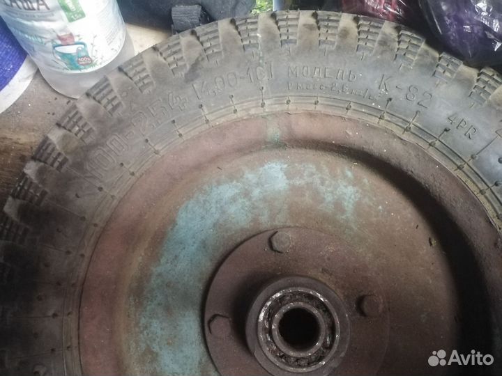 Калеса для мини трактора,тележки.Ризина новая