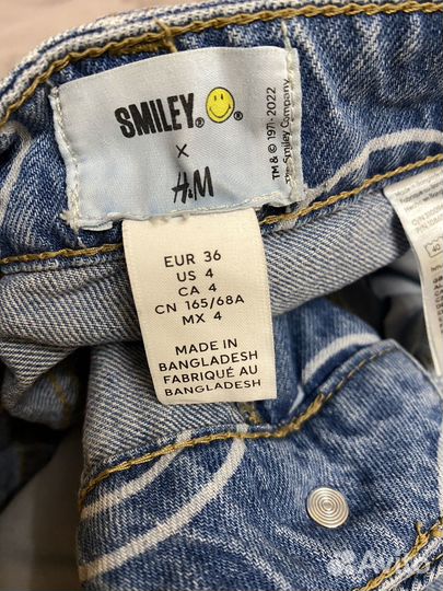 Джинсы женские новые h&m