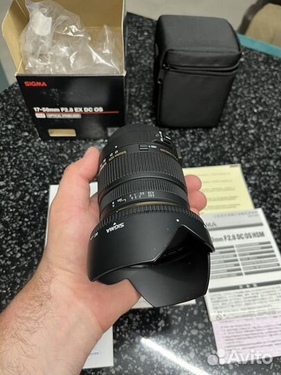 Объктив Sigma 17-50mm f2.8 EX DC OS for Nikon F