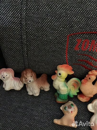 Игрушки из литой резины СССР