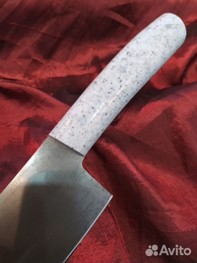 Нож кухонный цельнометаллический сталь Х12мф