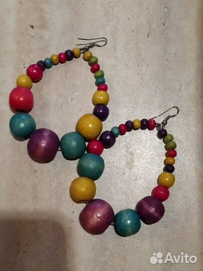 Серьги бижутерия