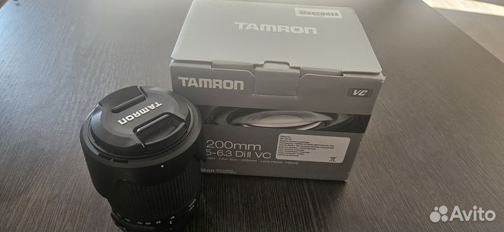 Объектив Tamron для nikon 18-200 mm f3. 5-6.3