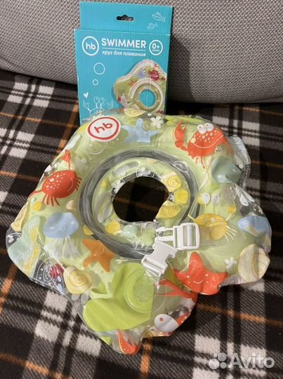 Круг для купания на шею happy baby 0+
