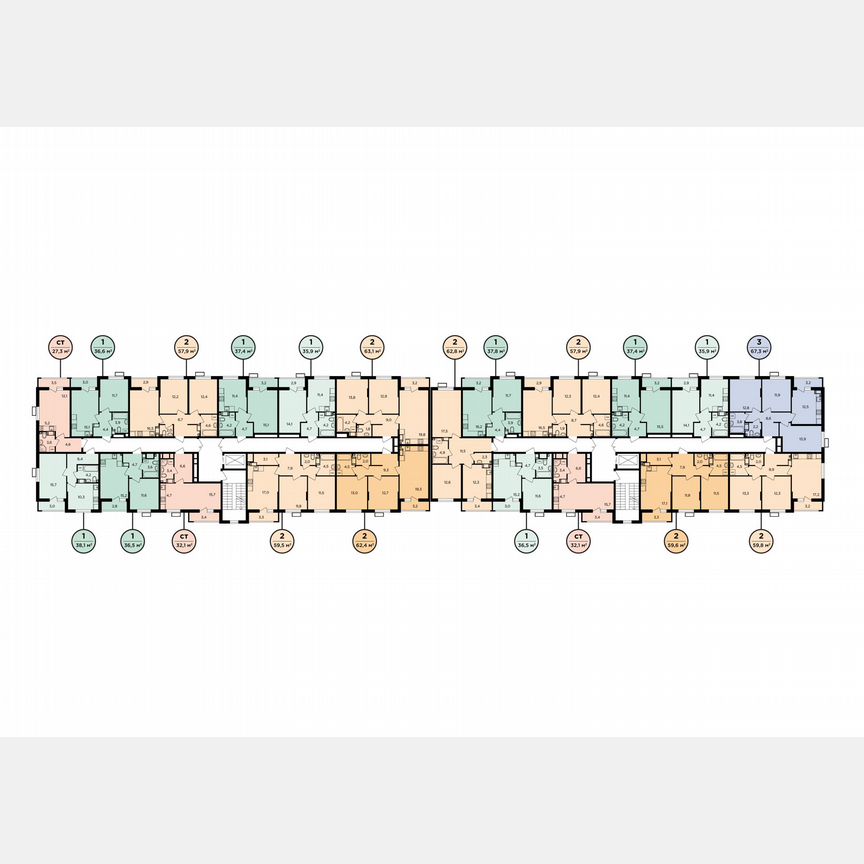 1-к. квартира, 39,5 м², 2/9 эт.
