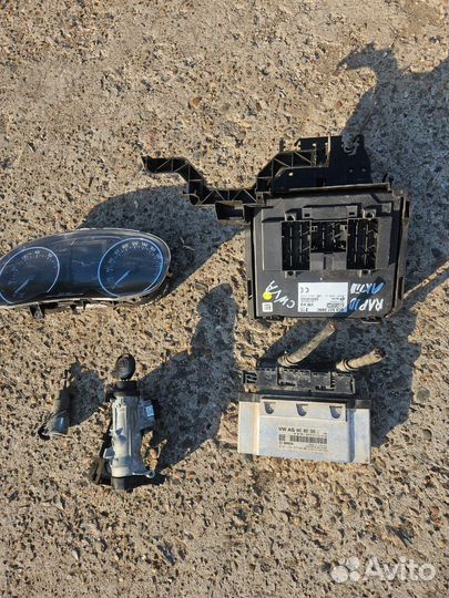 Комплект запуска двигателя Skoda Rapid 1.6 АКПП