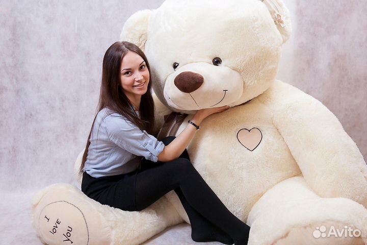 Большие плюшевые медведи бу