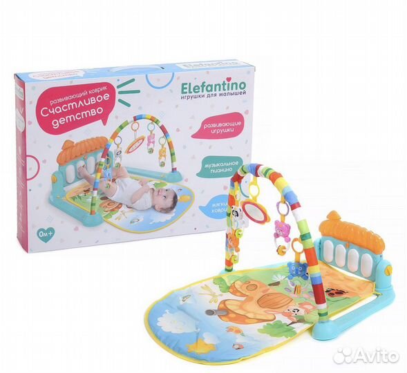 Пианино детский развивающий коврик