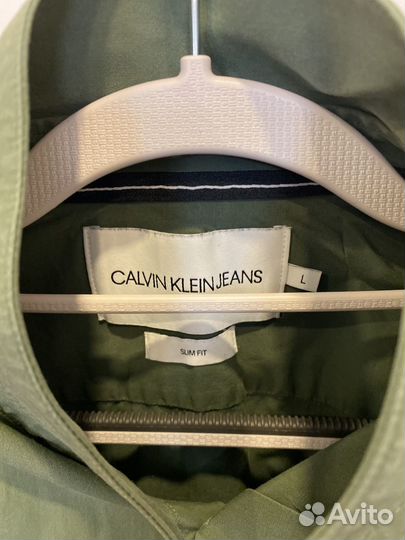 Рубашка мужская Calvin Klein Jeans зеленая L