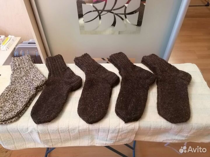 Вязанные носки ручной работы