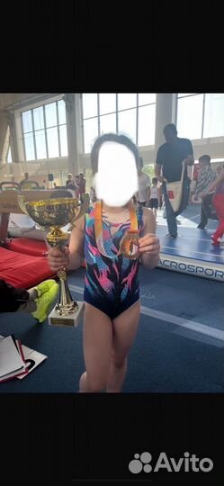 Купальник спортивная гимнастика девочки 116 см