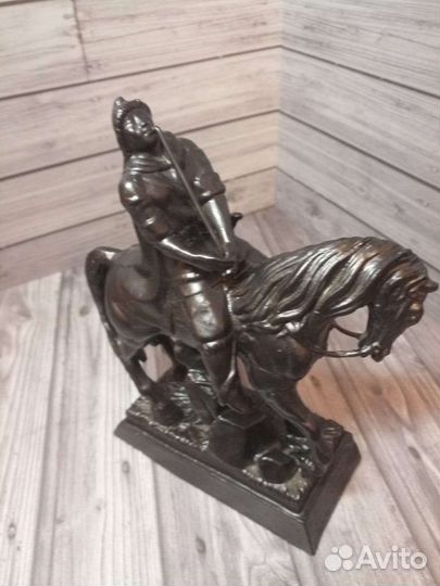 Башкир с кураем. Чугун литье СССР