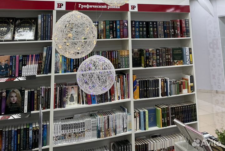 Шары из ниток с гирляндой