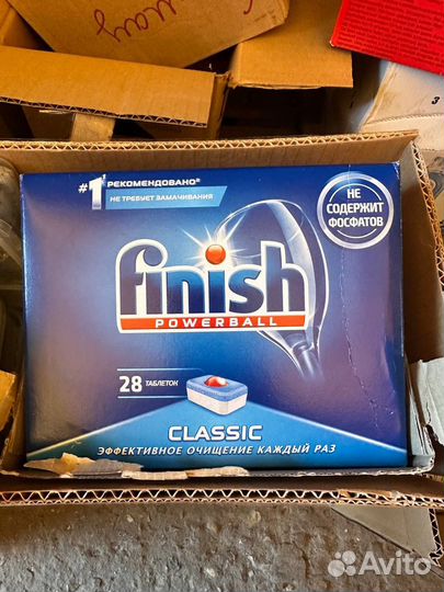 Таблетки для посудомоечной машины Finish 28