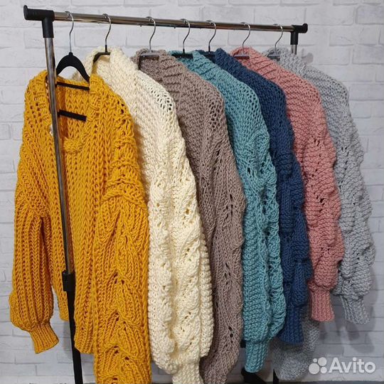 Вязаные свитера, кардиганы, вязание на заказ