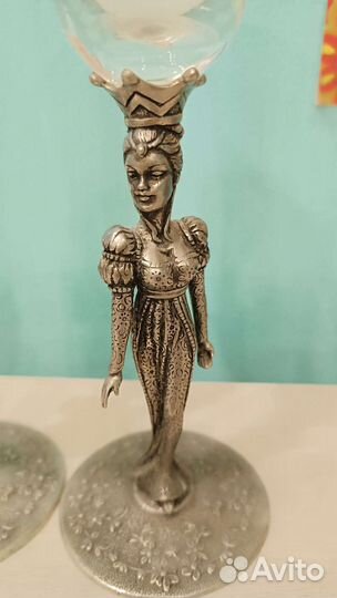 Бокалы Matticelli, из стекла и олова