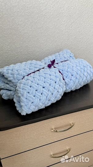 Плед детский плюшевый