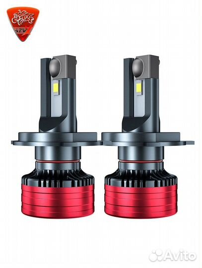 Светодиодная лампы ALO-F6-H4 с цоколем H4, 48 диод