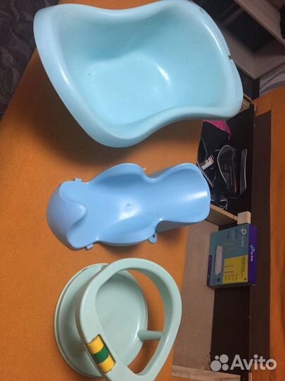 Ванночка для купания с горкой