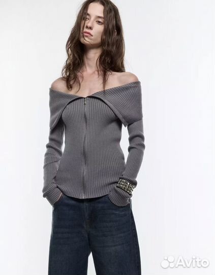 Кардиган на молнии