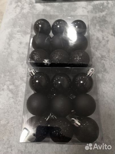 Елочные шары пластик