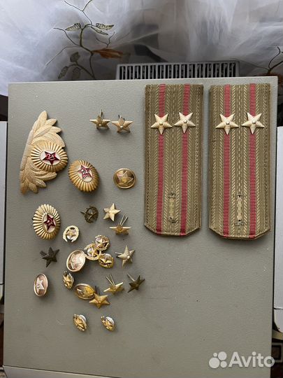 Погоны + фурнитура СССР (оригинал)