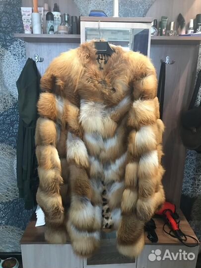 Шуба натуральная лиса